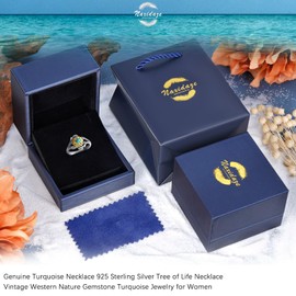 Naxidaze Genuine Turquoise Rings for Women 925 Sterling Silver Sunflower Turquoise Ring Vintage Western Nature Gemstone Turquoise Jewelry for Women (7)