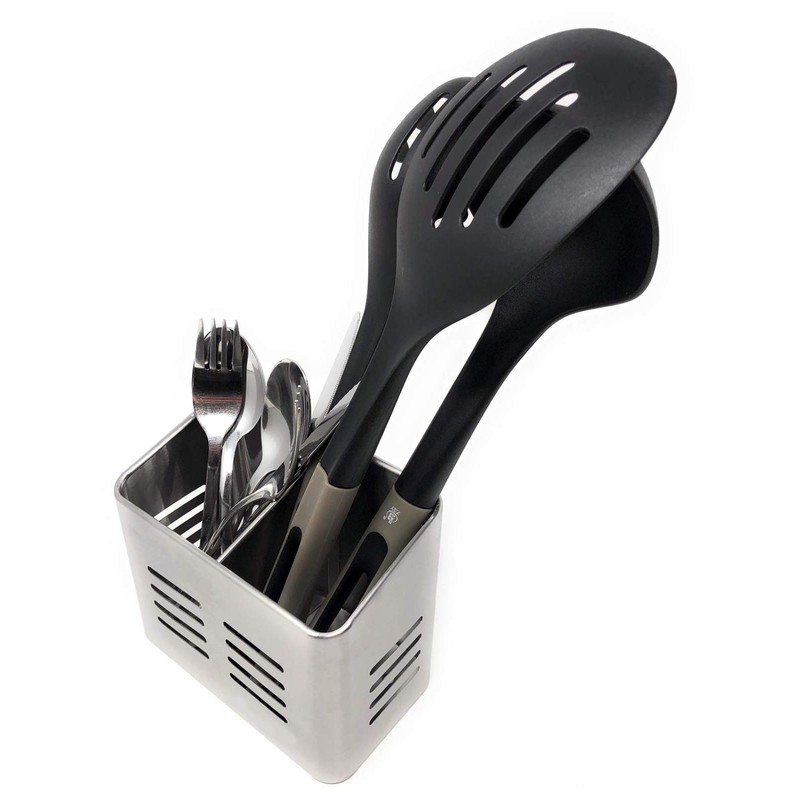 Space Home - Stainless Steel Cutlery Holder - Kitchen Utensil