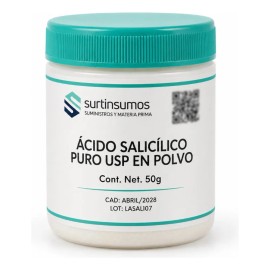Ácido Salicílico Usp Puro Activo Facial Surtinsumos