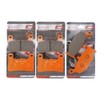 LE LEFOSSI Front Rear Carbon Fiber Brake Pads for Compatible