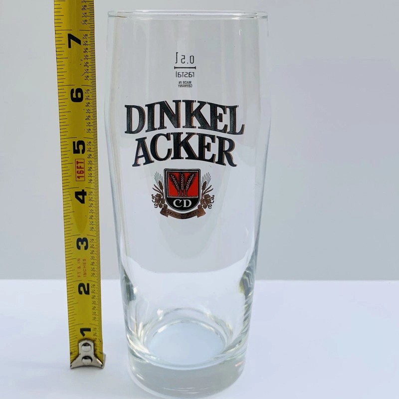 Dinkelacker Dinkel Acker Stuttgart Germany Pint Beer Glass .5L