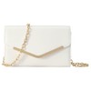 FanChris Women's Evening Bag Envelope Clutch Purse Detachable Chain Crossbody