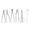 Bonsai Tools Set, 6pcs Stainless Steel Bonsai Garden Plant Tree