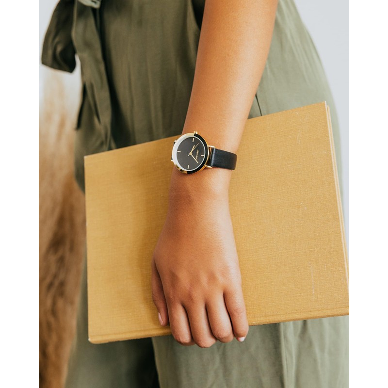 Nine West Women's Strap Watch, NW/2346GPBK