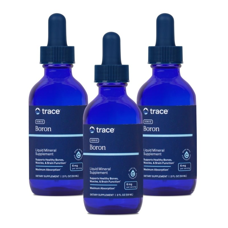 Trace Minerals | Liquid Ionic Boron | 6 mg Boron