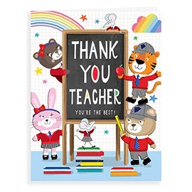 Regal Publishing Thank You Card Thank You Teacher - 8 x 6 inches