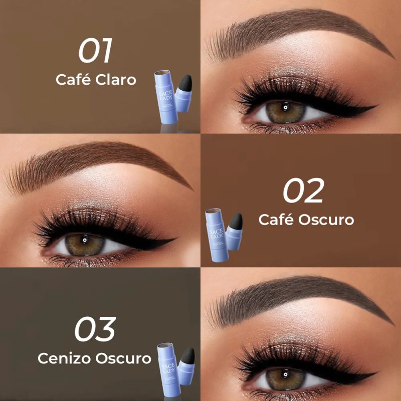 Sace Lady Sello De Cejas Brows Impermeable Duración Kit 02