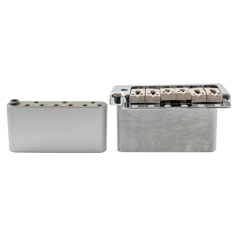Musiclily Ultra 52.5mm(2-1/16 inch) Full Solid Steel Push-in Style Tremolo