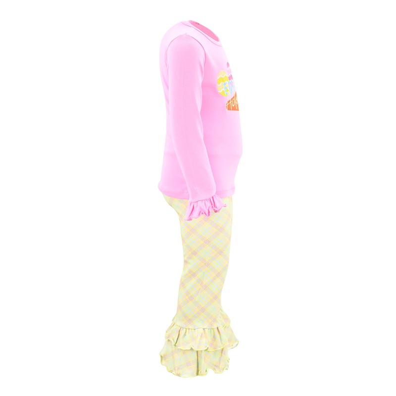 Unique Baby Eggstra Adorable traje de Pascua con volantes para