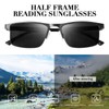 FONHCOO Reader Sunglasses Women and Men, Spring Hinge Sun Readers