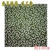 Arabesque Pattern Furoshiki 100% Cotton Made in Japan Green Bag