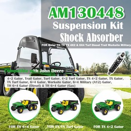 AM130448 Front Shock Absorber Suspension Kit Single for John Deere Gator TH TS TX 4X2 & 6X4 Turf Diesel Trail Worksite Military Replace #AM130448