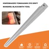 Knifemakers Tomahawk Eye Drift Mandrel Blacksmith Tool Blacksmith Hammer Eye
