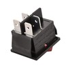 Rocker Switch,4 PCS ON OFF Switch 4 Terminals Red Light