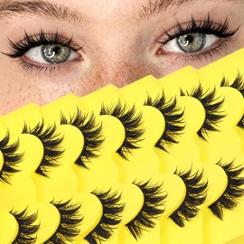 Manga Lashes Anime False Eyelashes Spiky Lashes Strips (Vivid)