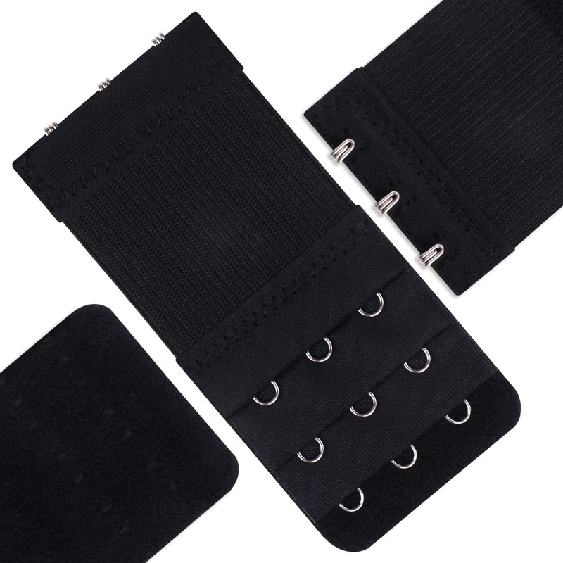 Yolev 3 Pieces Women's Bra Extenders Stretchy Bra Extension Strap