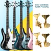Gold Bass Tuning Pegs Keys Machine Head Tuners Set 2R2L