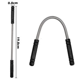 XNHIU Spring Face Hair Remover Manual Epilator Threading Epilator Tool Facial Shaver Face Cleaning Tool Hair Remover for Beard,Eyebrow,Cheek (Black)