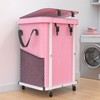 40 Gal(150L) High Grade Large Laundry Basket with Wheels, Rolling