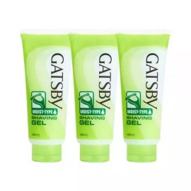 Gatsby 갸스비 쉐이빙젤 모이스트 타입 205g 3개 Gatsby Shaving Gel Moist Type 205g 3pcs