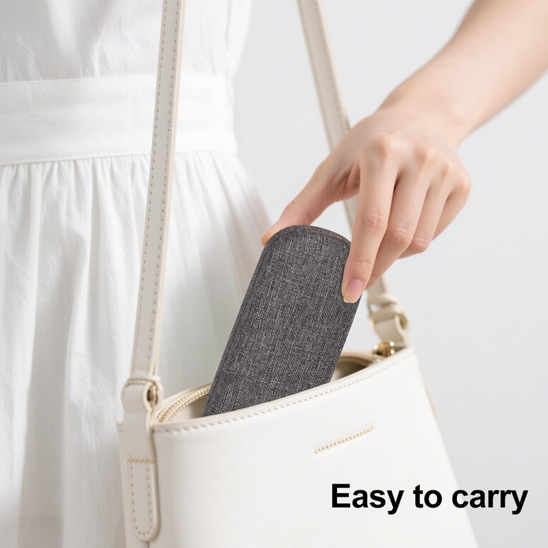 YOSE Glasses Case Hard Shell with Pouch and Cloth –