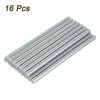 QUARKZMAN 16 Stück Heißklebestifte 11mm x 200mm Mini Heißklebesticks Heißklebepistole