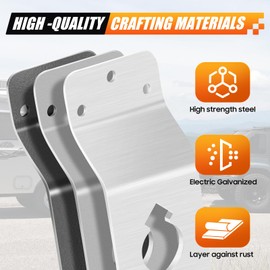 toolhoper Wall Mount Spare Tire Mount, Enclosed Trailer Spare Tire Mount, Thicken Spare tire Carrier, Boat Trailer Spare Tire Mount for Utility Trailer Fit Most Spare Tires,Garages, Warehouses