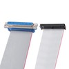 sourcing map IDC Wire Flat Ribbon Cable DB37 Female to