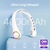 GULAKI Neck fan, Portable Fan with 5-17H Lifespan, 4000mAh Neck
