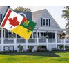 3×5 FT Canada Saskatchewan Flag, Novel Large 100D Canadian SA