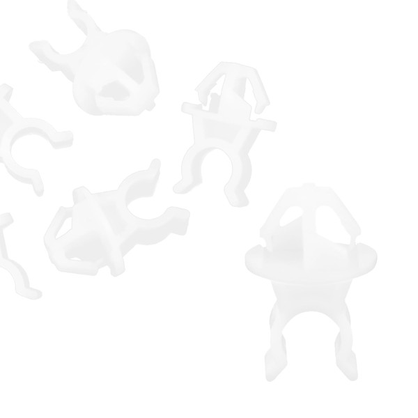 INFINAUTO 5pcs Car White Hood Prop Rod Support Rivet Clips
