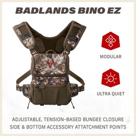 Badlands Bino EZ - Modular Binocular Harness System for Optimal Performance and Durability, Approach FX, Medium