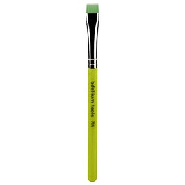 Bdellium Tools Professional Makeup Brush - Green Bambu Series 714 Flat Eye Definer - With Soft Synthetic Fibers, For Eye Definition (Green, 1pc)
