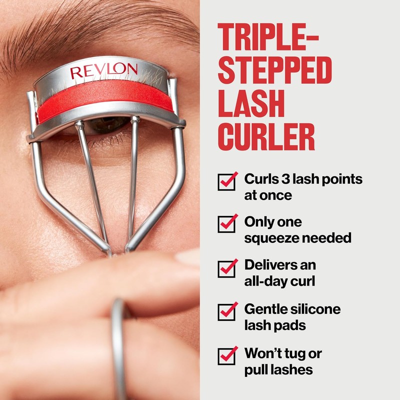 Revlon Rizador de Pestanas Triple Efecto