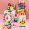 Generic 5-in-1Wooden Baby Intellectual Development Toys, Birthday gift, Early Learning