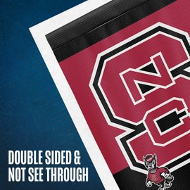 BSI Products, INC. - Kansas Jayhawks 2-Sided Garden Flag and Plastic Pole with Suction Cups - KU Basketball Pride - High Durability for Indoor and Outdoor Use - Great Fan Gift Idea - Kansas