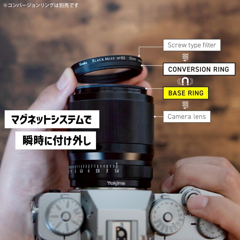 Kenko 267639 Magnetic Mounting System Base Ring for 67mm Lens