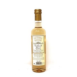 Delicious Traditional White Balsamic Vinegar from Modena Italy -Fattoria Estense - Excellent on salads and vegetables, 16.9 oz.