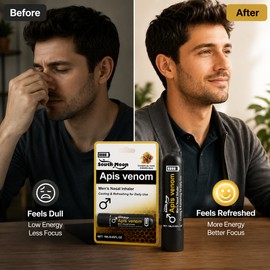 Men’s Nasal Inhaler Stick for Daily Refreshing – Cooling Aromatic Care for Work, Travel & Everyday Use