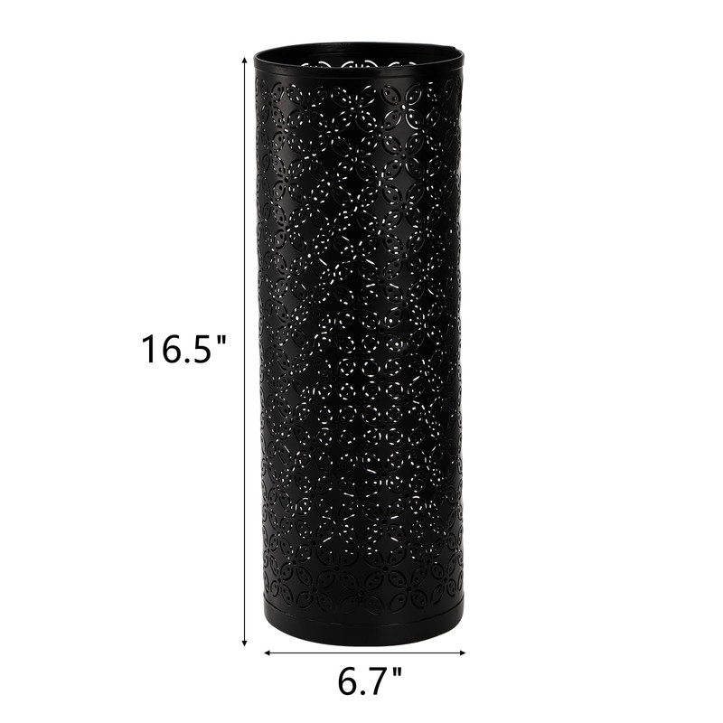 Hacaroa Metal Round Umbrella Stand Rack, Free Standing Umbrella Holder