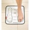 KIKKERLAND KAR43 Foot Massager Mat, White, W12.6 x D12.6 x