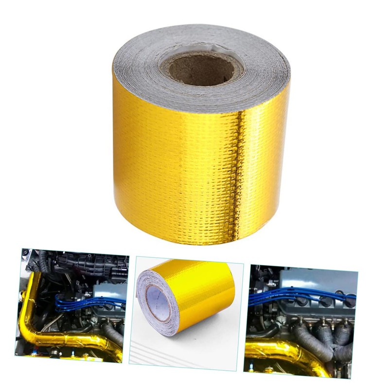 Baluue 2pcs Industry Tape Aluminum Foil Seal Tape for Pipe