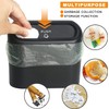 Car Trash Can, 2 Mini Car Accessories with Lid and