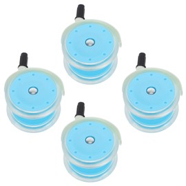 Ciieeo 4pcs Replacement Plastic Swivel Silent Wheels for Baby Strollers and Walkers