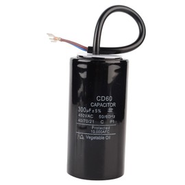 CD60 Motor Capacitor Start Running Capacitor 450V 300uf Film Motor 50x100mm for Pump Motor