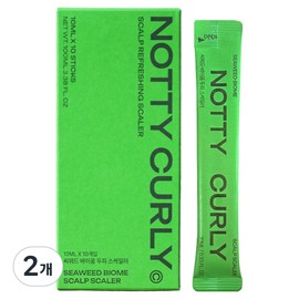 Nautikally Seaweed Biome Scalp Scaler Shampoo 10p, 2 pcs, 100ml / 노티컬리 씨위드 바이옴 두피 스케일러 샴푸 10p, 2개, 100ml