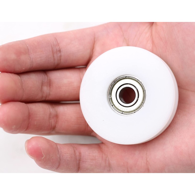Chiloskit 2 Pieces 50mm U Groove Nylon Ball Bearing Guide