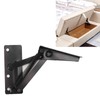 Folding Spring Hinge, 80° Lifting Bracket Heavy Duty Spring Hinges