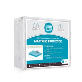 Crib Size Assure Sleep Cotton Terry Waterproof Hypoic 100 Breathable Mattress Protector