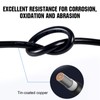 ECO-WORTHY 2AWG Battery Cable with 5/16'' Lug Terminals 12inch Cables